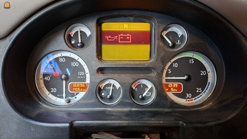 DAF 75.250 2009 Bakwagen met 20 ton meter kraan